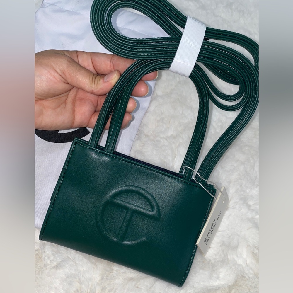 COPY - Telfar small dark olive shopping bag